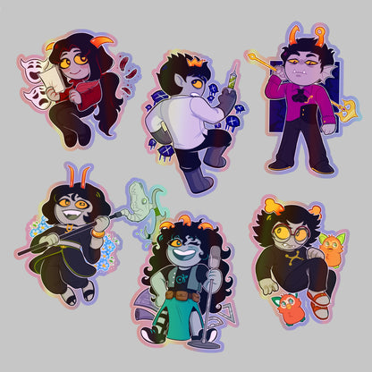 "The Aspect Holders" Acrylic Keychains & Stickers